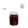 80ml - Amber Brown Pet Bottle - Image 8