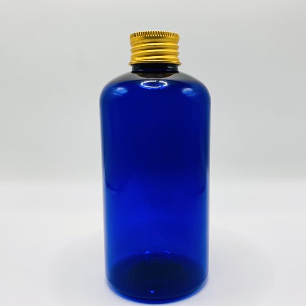 Liquid Bottle with Gold Aluminum Cap