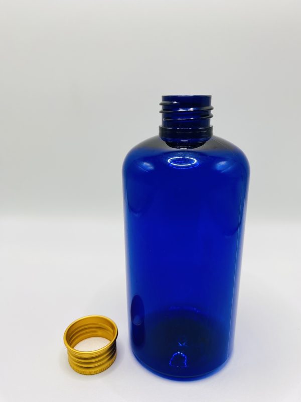 Liquid Bottle with Gold Aluminum Cap - Image 3