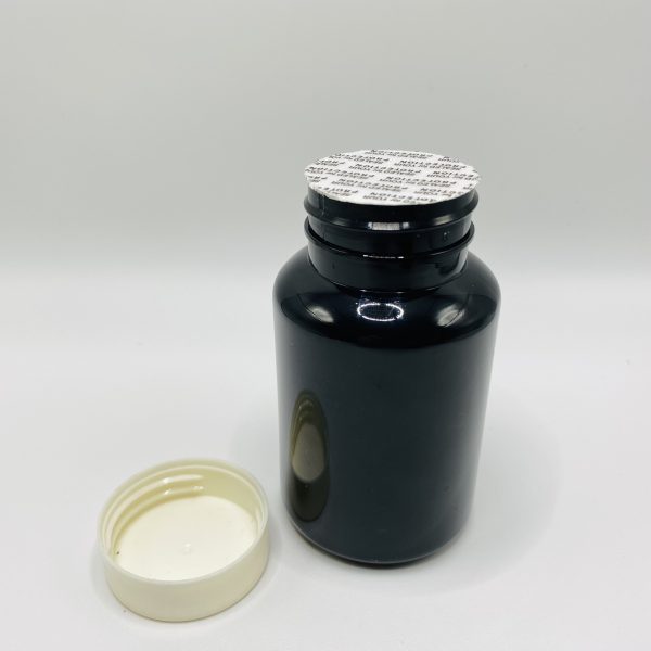 150ml - Black Glossy Bottle with Pearl White - Image 3