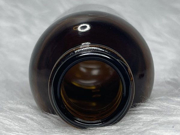 Amber Brown Glass Bottle - Image 5