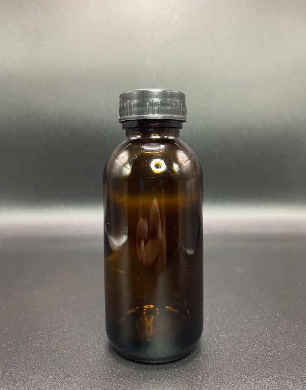 Amber Brown Glass Bottle - Image 6