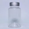 150ml - Transparent Bottle with Silver Linear Cap