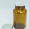 200ml - Light Amber Glass with Aluminum Cap