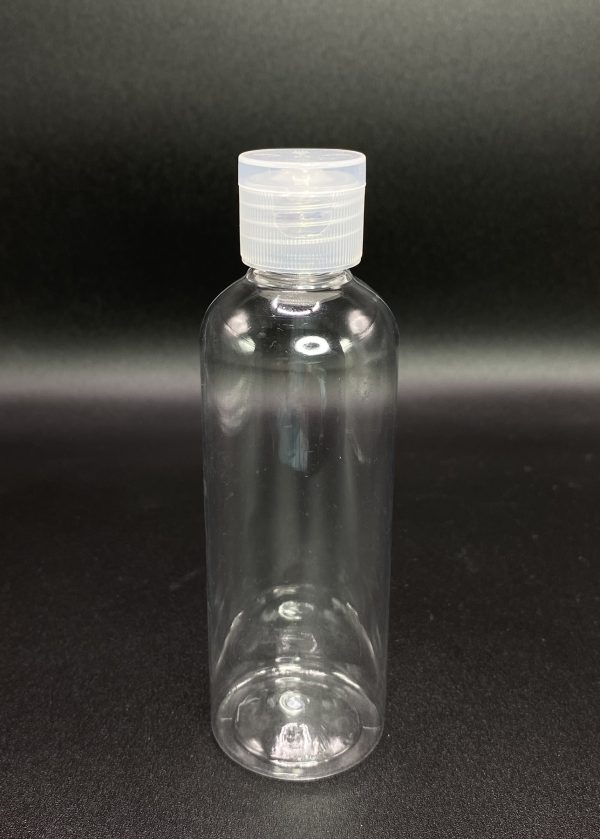 100ml - Clear Flip Top Bottle