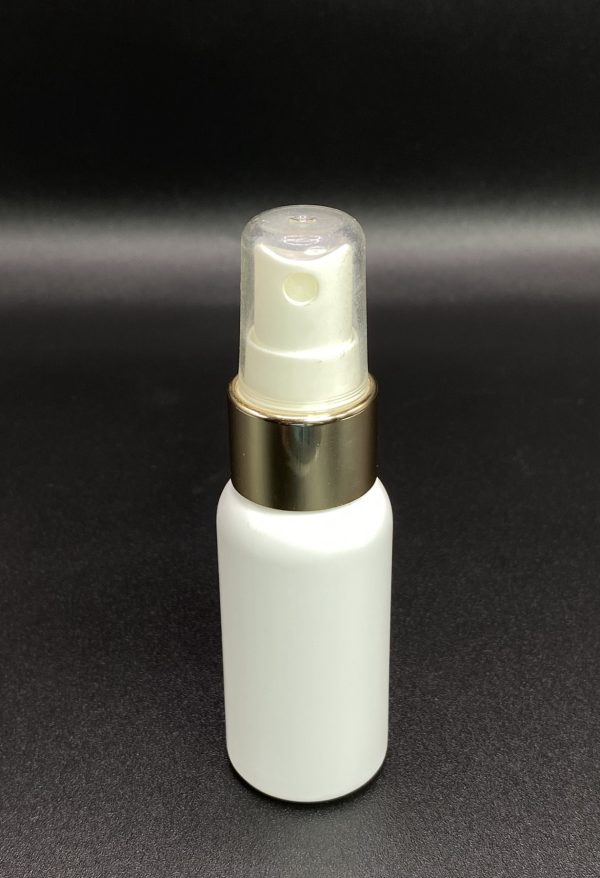 30ml - Slim Opaque White Gold Spray Bottle