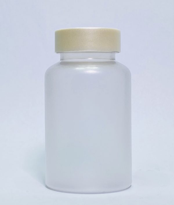 150ml - Frosted Matte Bottle with Pearl White Cap