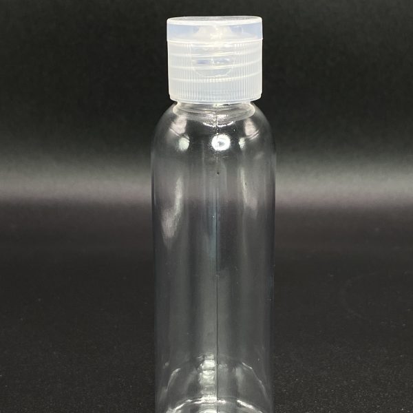 60ml – Clear Flip Top Bottle