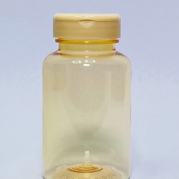 150ml – Transparent Orange Yellow Flip Cap Bottle