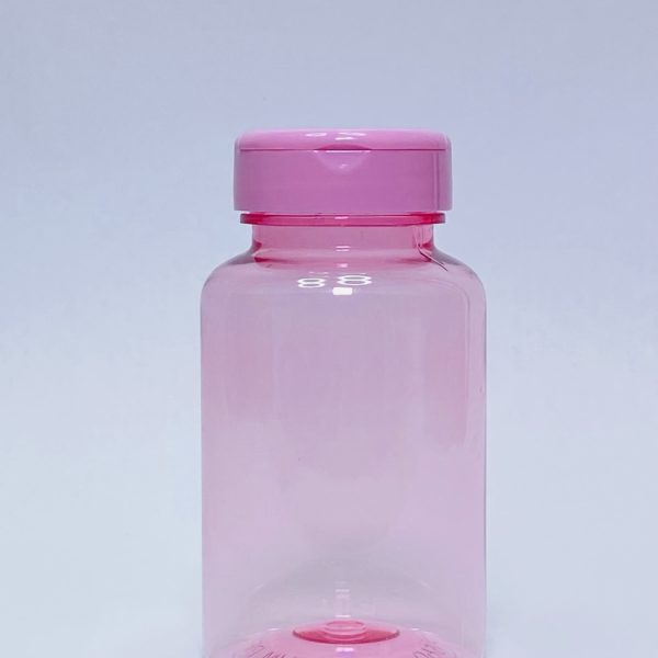 150ml – Transparent Pink Flip Cap Bottle