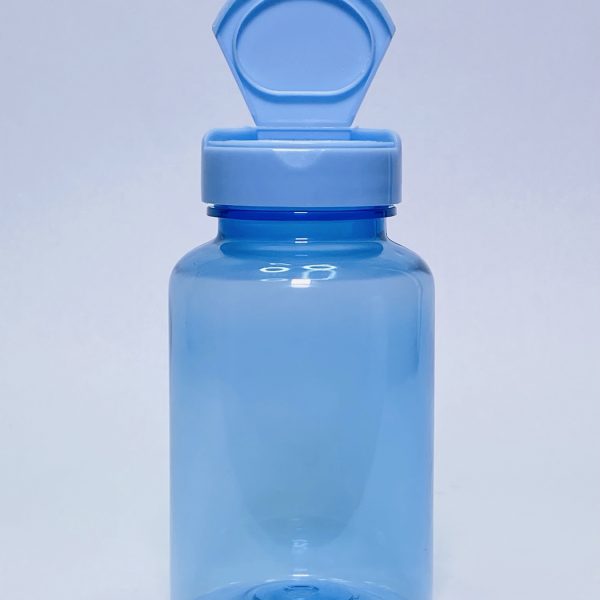 150ml – Transparent Blue Flip Cap Bottle