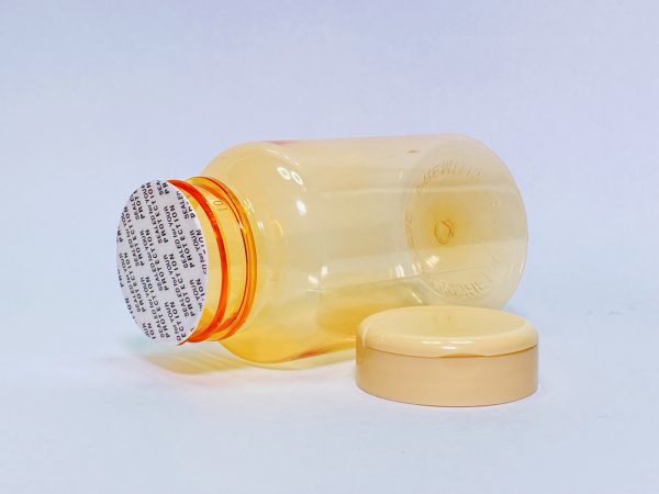 150ml - Transparent Orange Flip Cap Bottle - Image 4