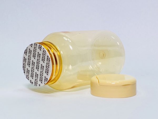 150ml - Transparent Orange Yellow Flip Cap Bottle - Image 4