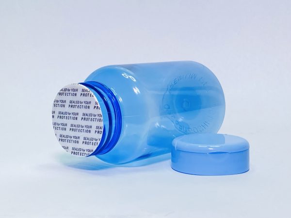 150ml - Transparent Blue Flip Cap Bottle - Image 4