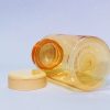 150ml - Transparent Orange Flip Cap Bottle - Image 5