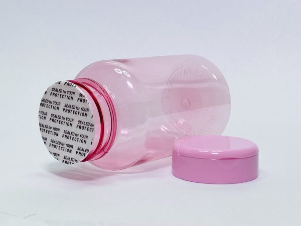 150ml - Transparent Pink Flip Cap Bottle - Image 4