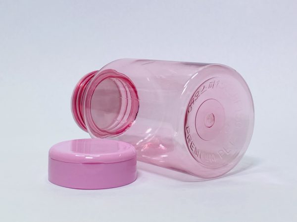 150ml - Transparent Pink Flip Cap Bottle - Image 5