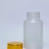 150ml - Frosted Matte Bottle with Metallic Gold Cap - Image 2