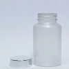 150ml - Frosted Matte Bottle with Metallic Silver Cap - Image 2