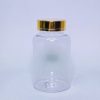 150ml - Transparent Bottle with Light Gold Linear Cap