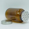 200ml - Light Amber Glass with Aluminum Cap - Image 2