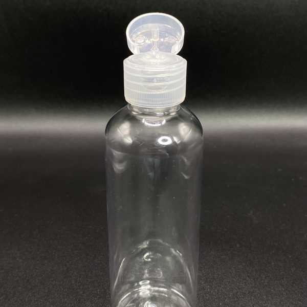 100ml – Clear Flip Top Bottle