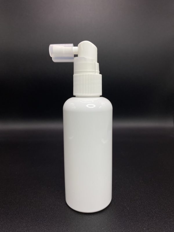 70ml - 100ml Opaque White Nozzle Spray