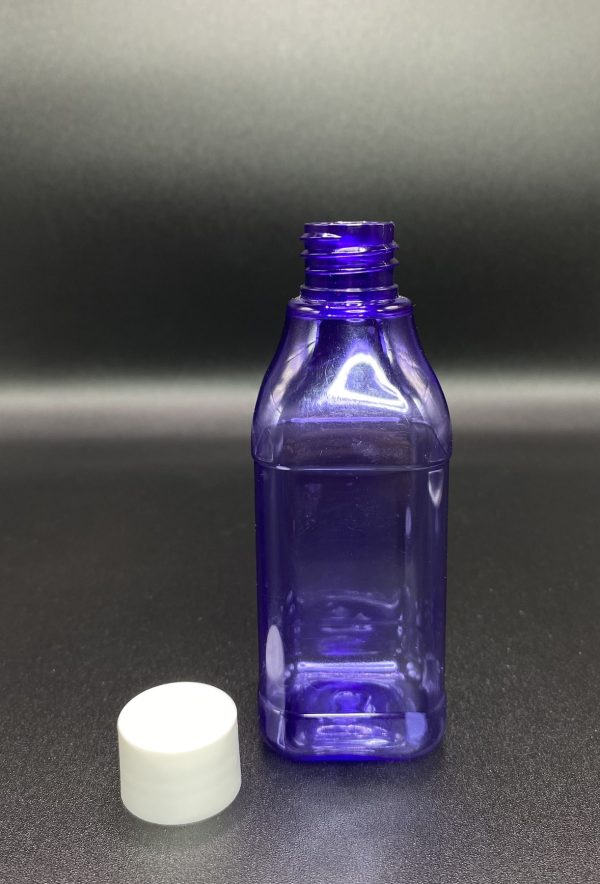 100ml - Square Type Liquid Colored Bottle - Image 2