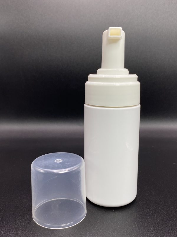 100ml - Foam Pump White Bottle - Image 2