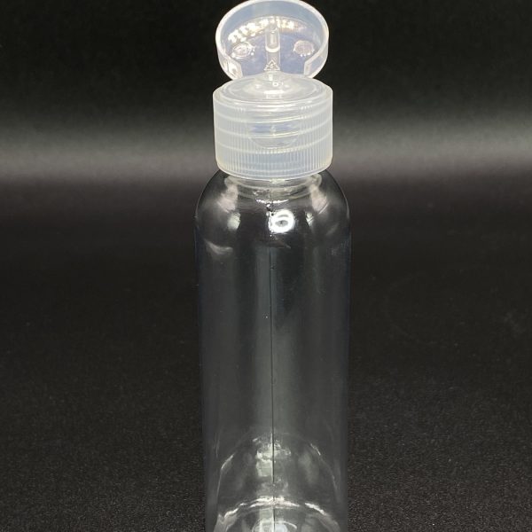 60ml – Clear Flip Top Bottle