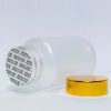 150ml - Frosted Matte Bottle with Metallic Gold Cap - Image 3
