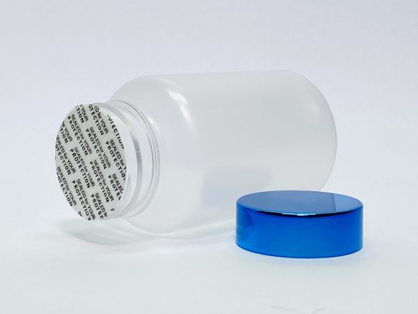 150ml - Frosted Matte Bottle with Metallic Blue Cap - Image 3