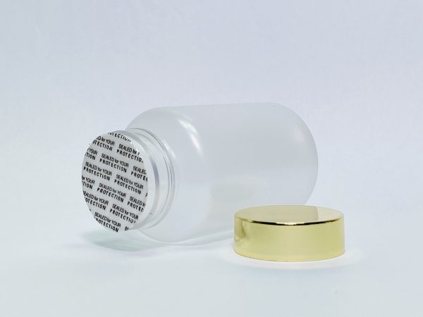 150ml - Frosted Matte Bottle with Light Gold Cap - Image 3