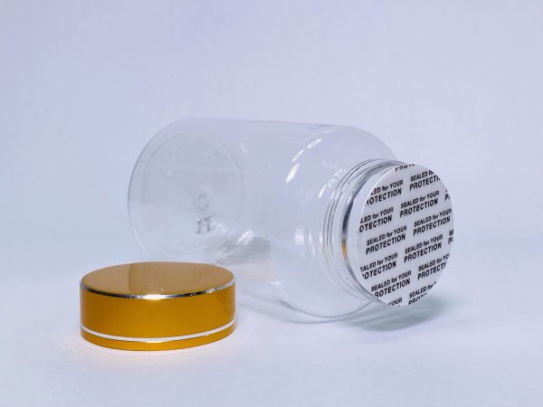 150ml - Transparent Bottle with Gold Linear Cap - Image 3