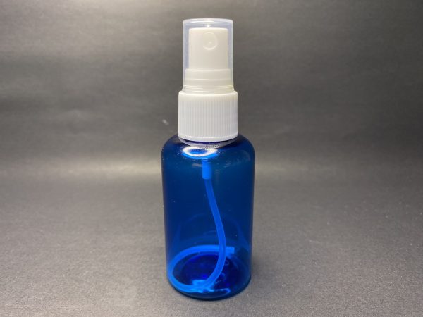 50ml - Round Blue Mist Sprayer Bottle