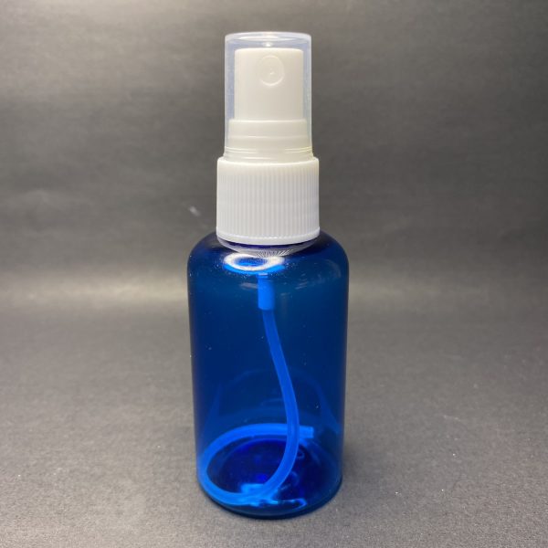 50ml – Round Blue Mist Sprayer Bottle