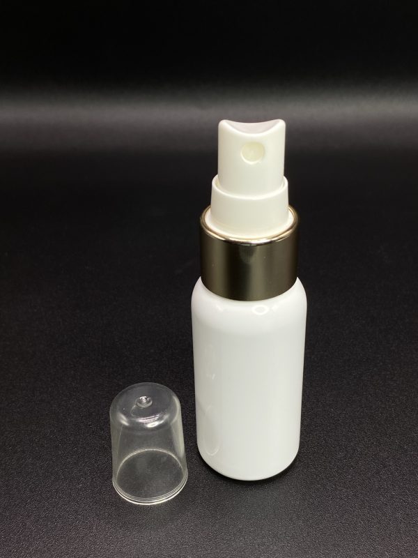 30ml - Slim Opaque White Gold Spray Bottle - Image 3