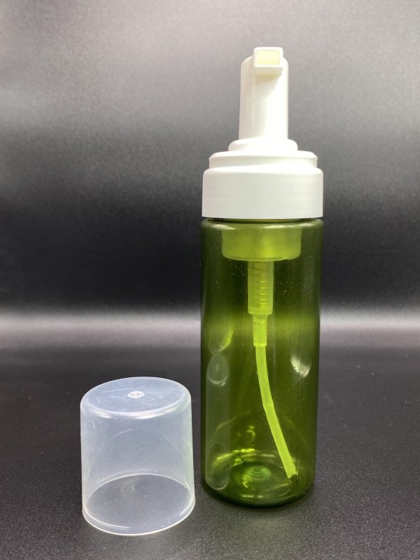 180ml - Transparent Green Foam Pump Bottle - Image 3