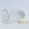 150ml - Frosted Matte Bottle with Pearl White Cap - Image 4