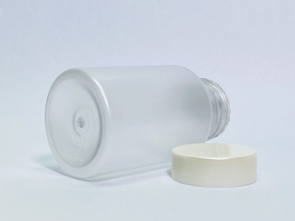 150ml - Frosted Matte Bottle with Pearl White Cap - Image 4