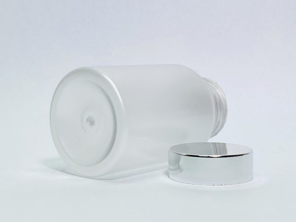 150ml - Frosted Matte Bottle with Metallic Silver Cap - Image 4