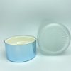 120ml - Frosted Glass MET Bottle with Light Blue Cap - Image 4