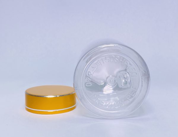 150ml - Transparent Bottle with Gold Linear Cap - Image 5