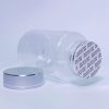 150ml - Transparent Bottle with Silver Linear Cap - Image 3