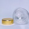 150ml - Transparent Bottle with Light Gold Linear Cap - Image 4