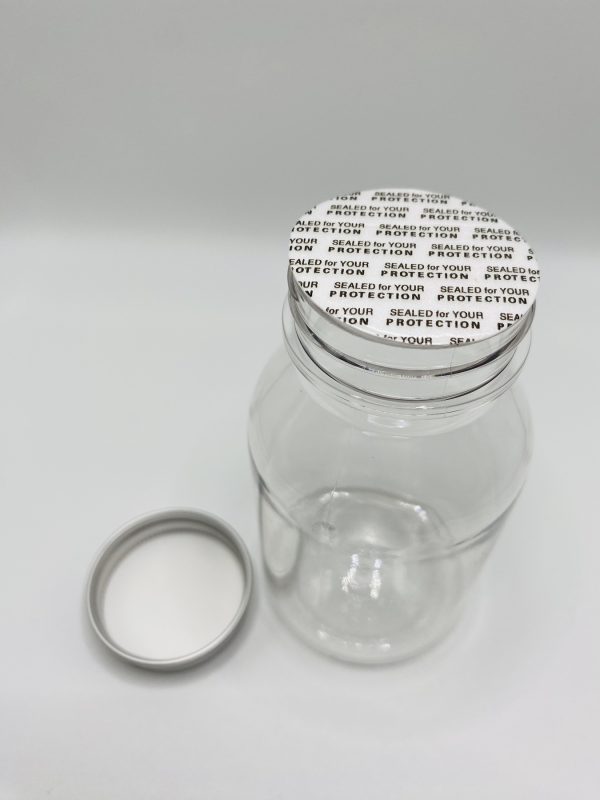 250ml - Transparent PET Bottle with Silver Aluminum Cap - Image 2