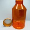 300ml - Transparent Orange with Silver Line Cap - Image 3
