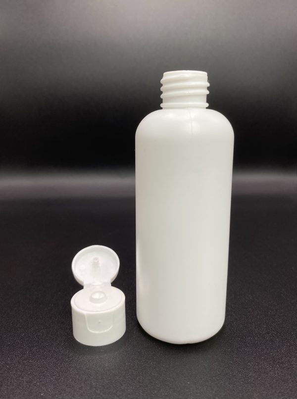 100ml - White Flip Top Bottle - Image 3