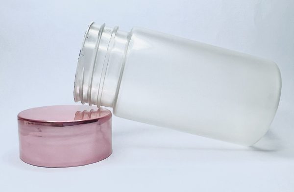 120ml - Frosted Matte Bottle with Rose Gold Cap - Image 3