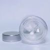 150ml - Transparent Bottle with Silver Linear Cap - Image 4